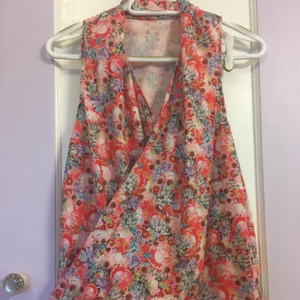 Lululemon Floral Wrap Top